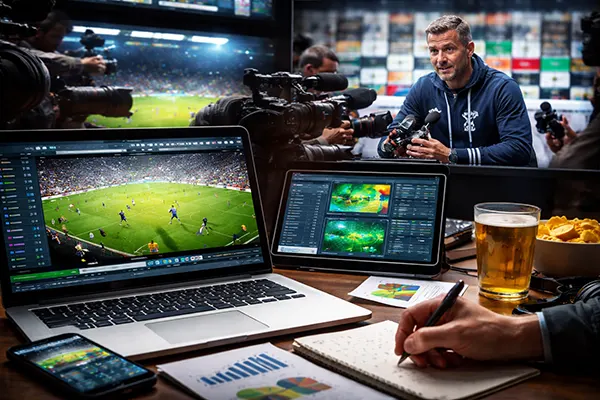 Coach speaking post-match