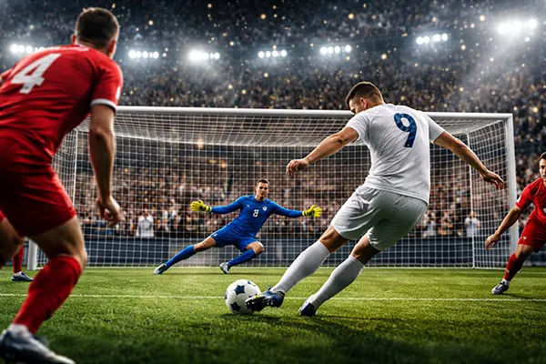 Útočník v pokutovém území